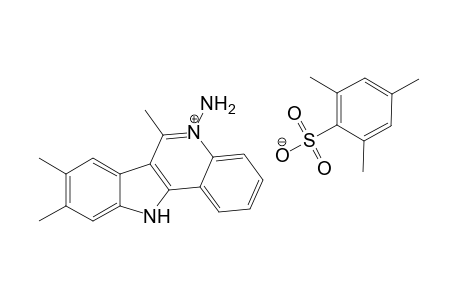 2-Amino-6,8,9-trimethyl-11H-indolo[3,2-c]quinolin-5-nium mesitylenesulfonate