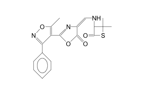 (3R)-4,4-Dimethyl-3-(2-<5-methyl-3-phenyl-isoxazol-4-yl>-5-oxo-4,5-D