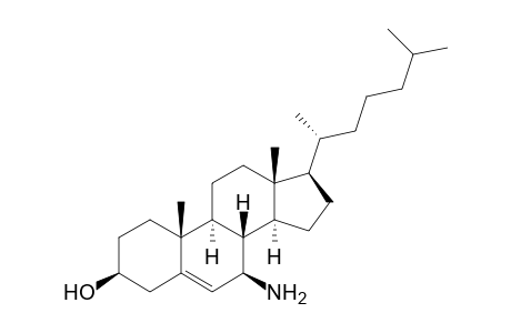 (3S,7R,8S,9S,10R,13R,14S,17R)-7-amino-10,13-dimethyl-17-[(2R)-6-methylheptan-2-yl]-2,3,4,7,8,9,11,12,14,15,16,17-dodecahydro-1H-cyclopenta[a]phenanthren-3-ol