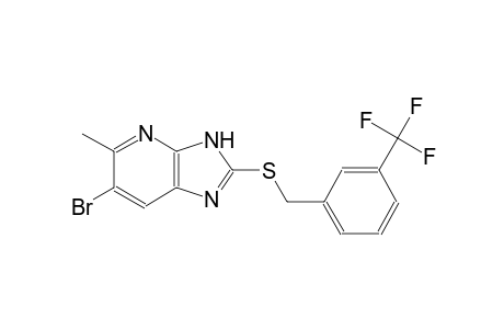 6-bromo-5-methyl-2-{[3-(trifluoromethyl)benzyl]sulfanyl}-3H-imidazo[4,5-b]pyridine