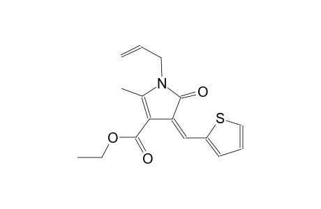 1H-pyrrole-3-carboxylic acid, 4,5-dihydro-2-methyl-5-oxo-1-(2-propenyl)-4-(2-thienylmethylene)-, ethyl ester, (4Z)-