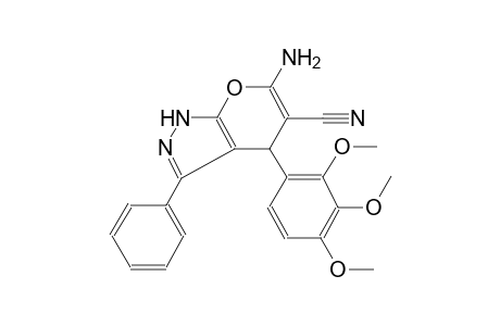 pyrano[2,3-c]pyrazole-5-carbonitrile, 6-amino-1,4-dihydro-3-phenyl-4-(2,3,4-trimethoxyphenyl)-