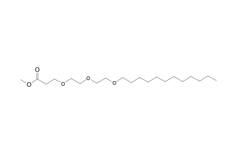 3-{2-[2-(dodecyloxy)ethoxy]ethoxy}propionic acid, methyl ester