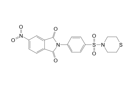 5-NITRO-2-[4-(THIOMORPHOLINO-SULFONYL)-PHENYL]-ISOINDOLINE-1,3-DIONE;LASSBIO-1440