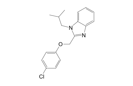 1H-Benzoimidazole, 2-(4-chlorophenoxymethyl)-1-isobutyl-