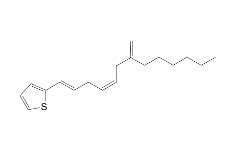 2-((1E,4Z)-7-Methylenetrideca-1,4-dienyl)-thiophene