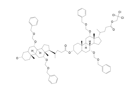 7,12-BIS-[(BENZYLOXY)-METHOXY]-24-OXO-24-2,2,2-TRICHLOROETHOXY)-CHOLAN-3-YL-7,12-BIS-[(BENZYLOXY)-METHOXY]-3-HYDROXYCHOLANOATE