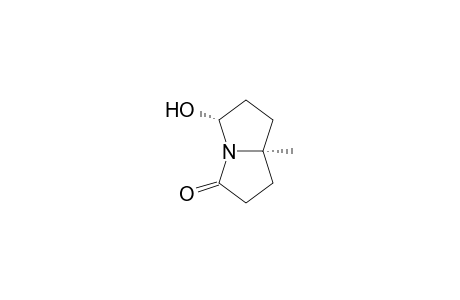 3H-Pyrrolizin-3-one, hexahydro-5-hydroxy-7a-methyl-, cis-
