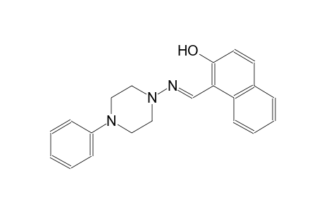 2-naphthalenol, 1-[(E)-[(4-phenyl-1-piperazinyl)imino]methyl]-