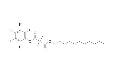 Dimethylmalonic acid, pentafluorophenyl undecyl ester