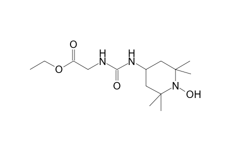 Glycine, N-[[(1-hydroxy-2,2,6,6-tetramethyl-4-piperidinyl)amino]carbonyl]-, ethyl ester