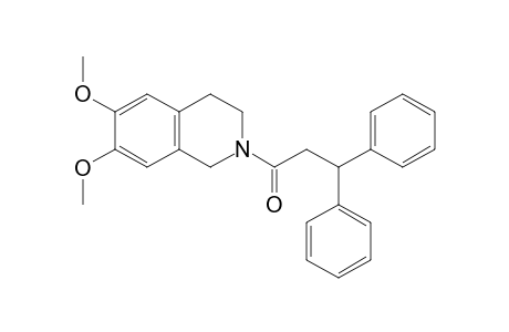 1-(6,7-Dimethoxy-3,4-dihydro-1H-isoquinolin-2-yl)-3,3-diphenyl-propan-1-one