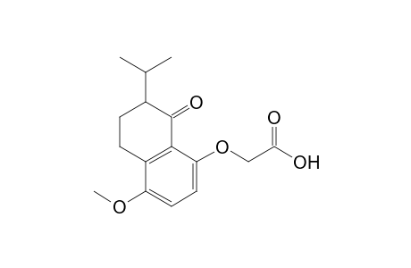 [(7-isopropyl-4-methoxy-8-oxo-5,6,7,8-tetrahydro-1-naphthyl)oxy]acetic acid