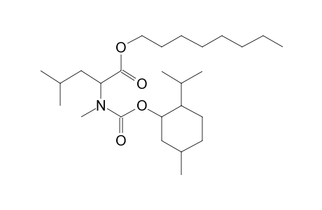 L-Leucine, N-methyl-N-((1R)-(-)-menthyloxycarbonyl)-, octyl ester