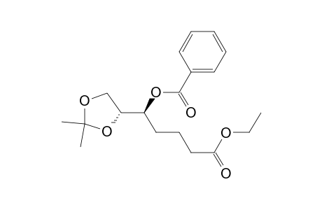 Ethyl 5-O-benzoyl-6,7-O-isopropylidene-2,3,4-trideoxy-D-erythro-heptonate