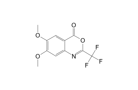 2-TRIFLUOROMETHYL-6,7-DIMETHOXY-4H-3,1-BENZOXAZIN-4-ONE