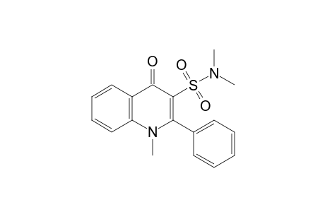 1,4-dihydro-4-oxo-2-phenyl-N,N,1-trimethyl-3-quinolinesulfonfonamide