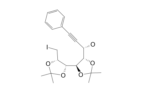 Anti-1,2,8-trideoxy-8-iodo-4,5:6,7-bis-o-(1-methylethylidene)-1-phenyl-D-glycero-D-gulo-oct-1-ynitol