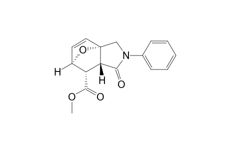 Methyl (3aS*,6R*,7S*,7aR*)-1-oxo-2-phenyl-1,2,3,6,7,7a-hexahydro-3a,6-epoxyisoindole-7-carboxylate