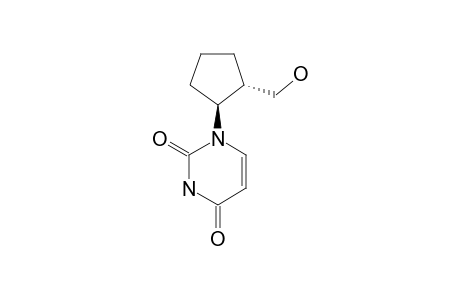 1-[(1S,2S)-2-methylolcyclopentyl]pyrimidine-2,4-quinone