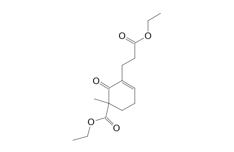 5-carboxy-5-methyl-6-oxo-1-cyclohexene-1-propionic acid, diethyl ester