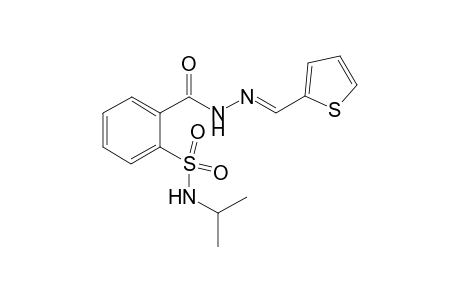 N-Isopropyl-2-(2-(thiophen-2-ylmethylene)-hydrazinecarbonyl)benzenesulfonamide