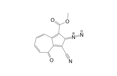 Methyl 3-Cyano-2-diazo-1,3-azulenoquin-4-one-1-carboxylate