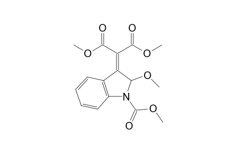 Dimethyl (1-carbomethoxy-2-methoxy-3-indolylidene)malonate