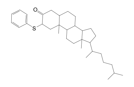 2-(Phenylsulfanyl)cholestan-3-one