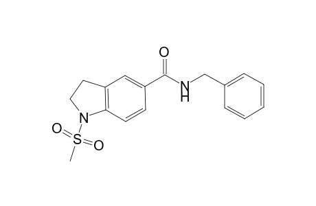 1H-Indole-5-carboxamide, 2,3-dihydro-1-(methylsulfonyl)-N-(phenylmethyl)-