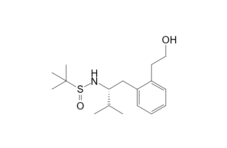(2R,RS)-N-(tert-Butylsulfinyl)-1-[2-(2-hydroxyethyl)phenyl]-3-methylbutan-2-amine