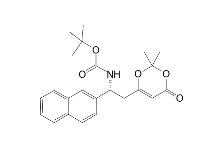 tert-Butyl (R)-(2-(2,2-dimethyl-4-oxo-4H-1,3-dioxin-6-yl)-1-(naphthalen-2-yl)ethyl)carbamate