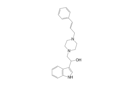 1-(1H-indol-3-yl)-2-[4-[(E)-3-phenylprop-2-enyl]-1-piperazinyl]ethanol