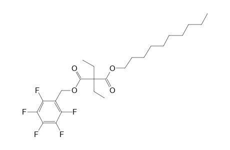 Diethylmalonic acid, decyl pentafluorobenzyl ester