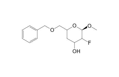 t-6-Benzyloxymethyl-c-3-fluoro-4-hydroxy-r-2-methoxytetrahydropyran