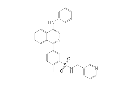 5-(4-anilino-1-phthalazinyl)-2-methyl-N-(3-pyridinylmethyl)benzenesulfonamide