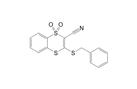 2-Cyano-3-benzylthio-1,4-benzodithiin-1,1-dioxide