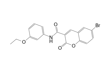 6-bromo-N-(3-ethoxyphenyl)-2-oxo-2H-chromene-3-carboxamide