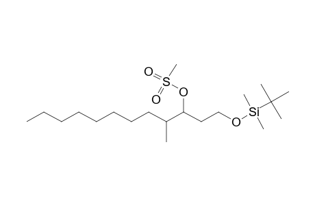 4-Methyldodecane, 3-(methylsulfonyloxy)-1-(t-butyldimethylsilyloxy)-