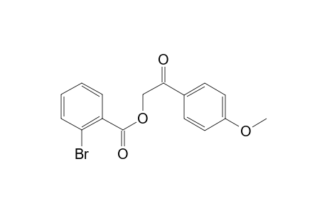 Benzoic acid, 2-bromo-, [2-(4-methoxyphenyl)-2-oxo]ethyl ester