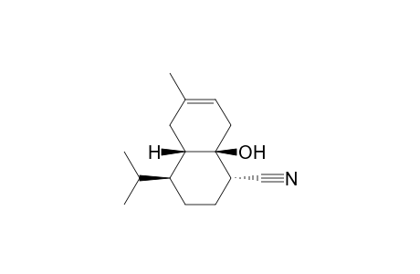 1-Naphthalenecarbonitrile, 1,2,3,4,4a,5,8,8a-octahydro-8a-hydroxy-6-methyl-4-(1-methylethyl)-, (1.alpha.,4.beta.,4a.beta.,8a.beta.)-(.+-.)-