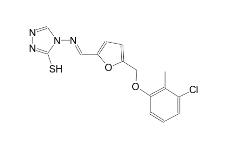 4-[((E)-{5-[(3-chloro-2-methylphenoxy)methyl]-2-furyl}methylidene)amino]-4H-1,2,4-triazole-3-thiol