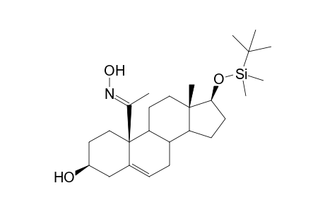 3.beta.-Hydroxy-19-methyl-19-oximinoandrost-5-ene-17.beta.-yl tert-butyldimethylsilyl ether