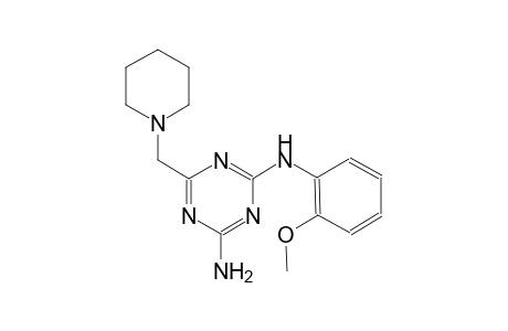 N~2~-(2-methoxyphenyl)-6-(1-piperidinylmethyl)-1,3,5-triazine-2,4-diamine