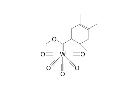 Tungsten, pentacarbonyl[methoxy(3,4,6-trimethyl-3-cyclohexen-1-yl)methylene]-, [OC-6-21-(trans)]-