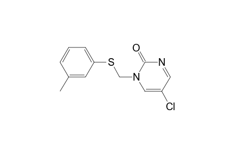 5-Chloranyl-1-[(3-methylphenyl)sulfanylmethyl]pyrimidin-2-one