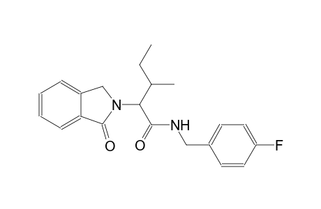 1H-isoindole-2-acetamide, N-[(4-fluorophenyl)methyl]-2,3-dihydro-alpha-[(1S)-1-methylpropyl]-1-oxo-, (alpha~2~S)-