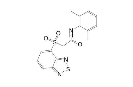 2-(2,1,3-benzothiadiazol-4-ylsulfonyl)-N-(2,6-dimethylphenyl)acetamide