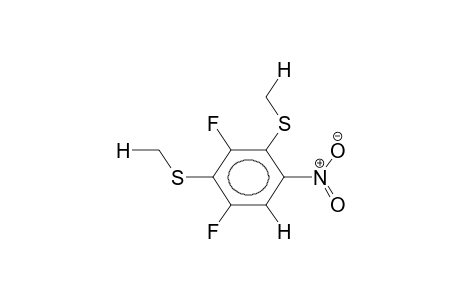 1-NITRO-3,5-DIFLUORO-2,4-DI(METHYLTHIO)BENZENE