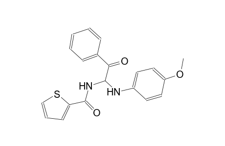2-thiophenecarboxamide, N-[1-[(4-methoxyphenyl)amino]-2-oxo-2-phenylethyl]-